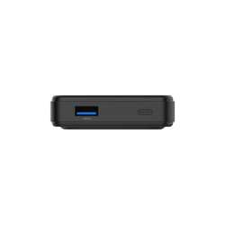 Powerbank Wozinsky WLWP-10KA0Y3S 22,5W PD Qi2 10000 mAh, z podstawką, 1x USB-A, 1x USB-C - czarny